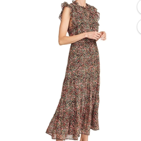 BB Dakota by Steve Madden Ditsy Ruffle Midi Dress - Picture 6 of 10